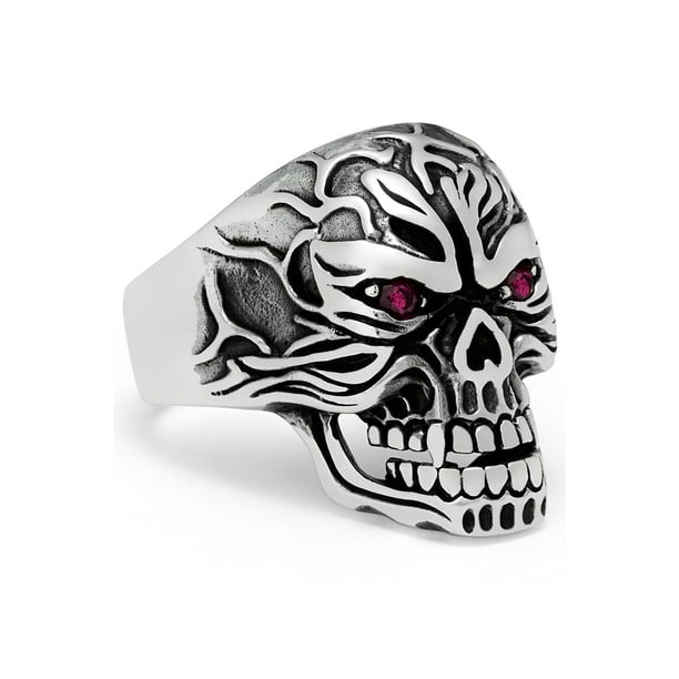 Heavy Atique Rose and Skull Mens Engagement Ring Oxidized 925 Sterling Silver Heavy Atique Rose and Skull Mens Engagement Ring Oxidized 925 Sterling Silver